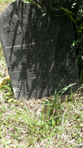 Ida Wife of Mace Hunter Died July 4, 1984, age 6X