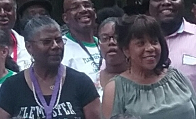 Pearl and Peggy  at Flemister Baulding  Reunion 2017