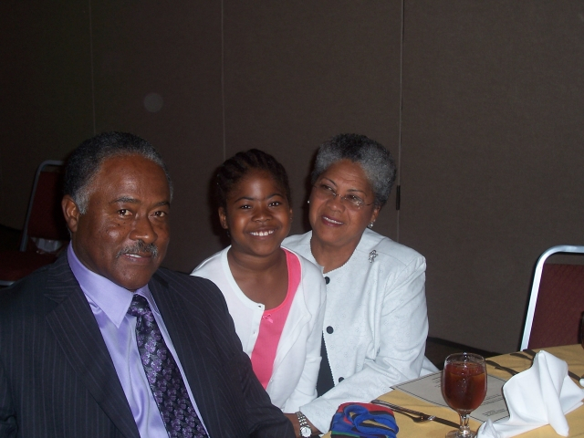 Sharing some quality time . . .
Alonzo, Barbara and grand daugher