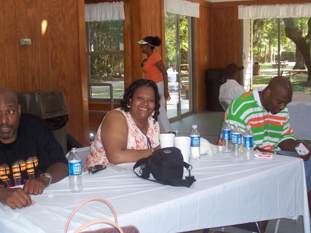 Just hangin out with my cousins . . .
Bill, Tonya and Jr.