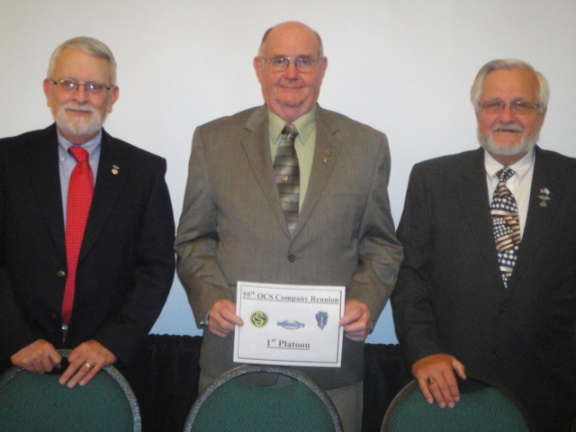 1st Platooners: John Benson, Fred Britton & Donn Berney