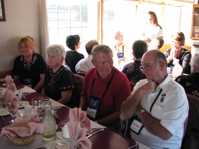 Attendees enjoying the River Dinner Cruise Friday evening