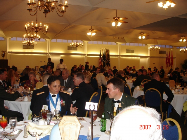  san of the banquet room at the OCS Hall of Fame Induction dinner.