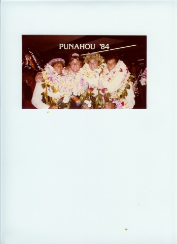 Alema and Tau Harringtons graduation from Punahou. Why are they graduating together? Theyre twins!