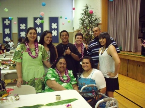 Aunty Nell Ava with her Lolofie cousins.