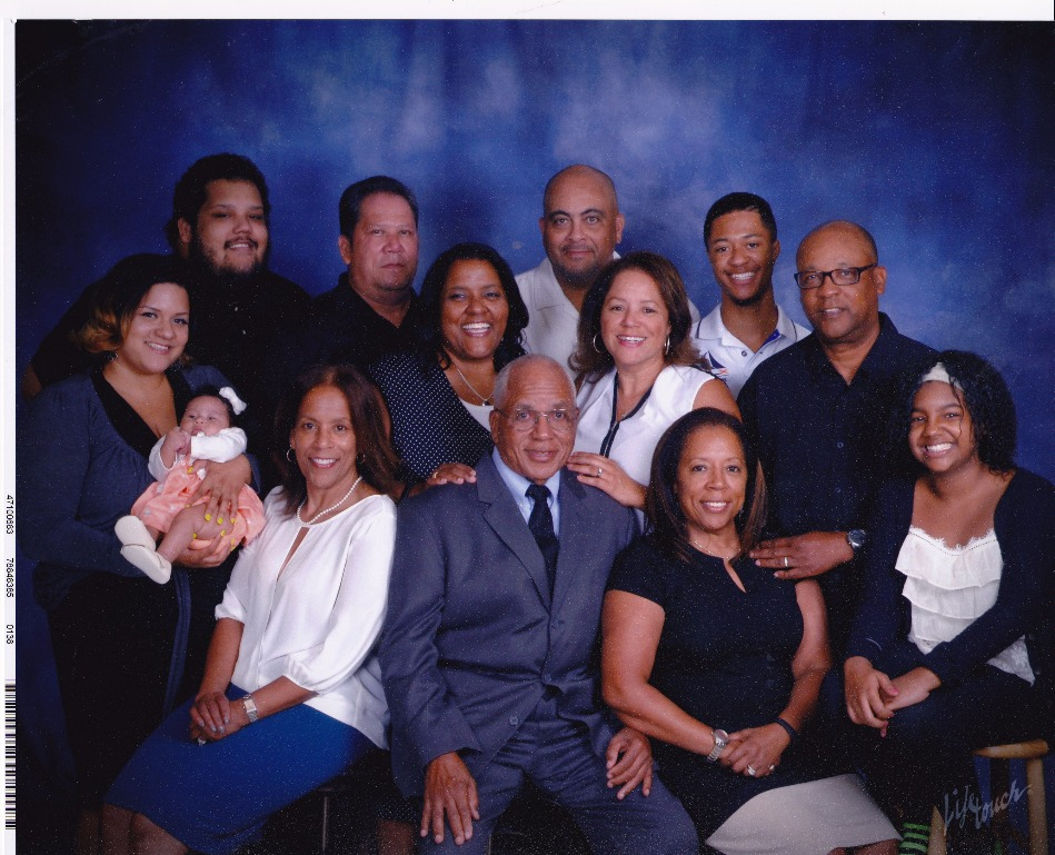 James Jr and family