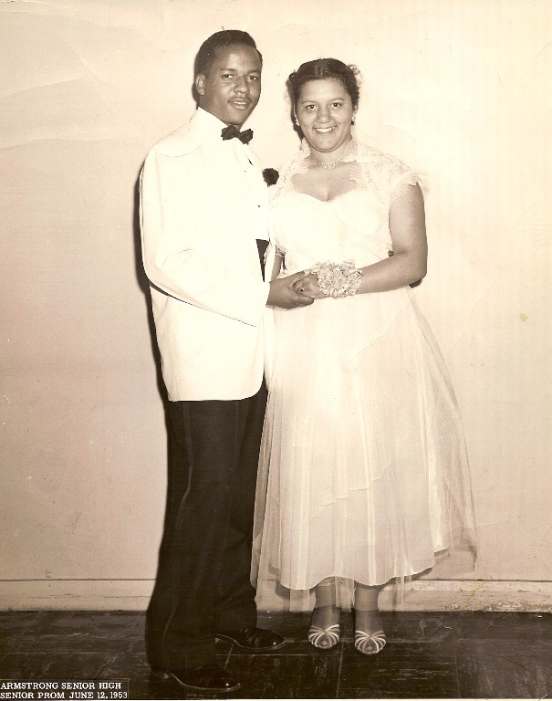 James Jr and Antoinette at Senior Prom