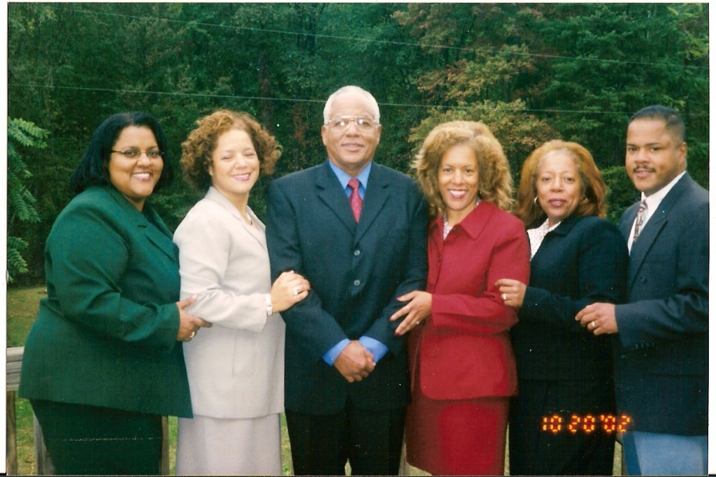 Lanette, Felicia, James Jr., Vanessa, Becky and James III
