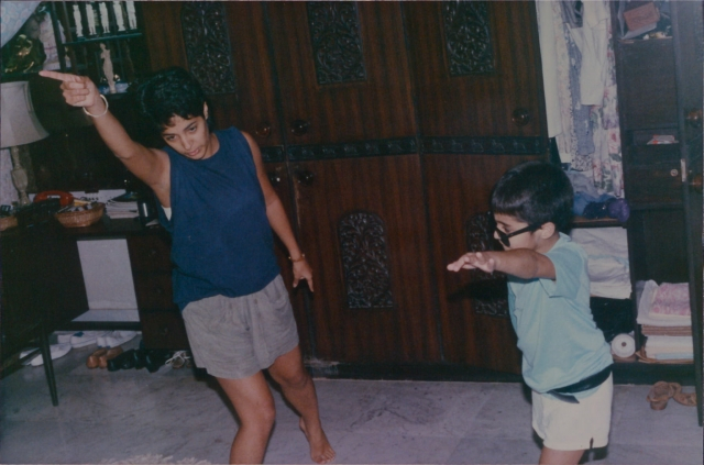 Raj and sister Shalini doing their thing
