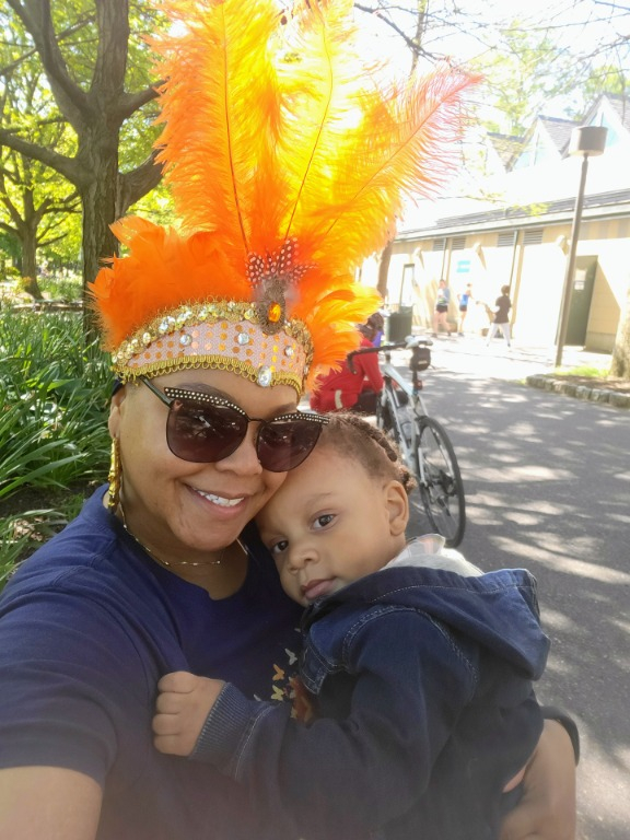 Me and my son Rhynnie at the MS Walk in Philadelphia 