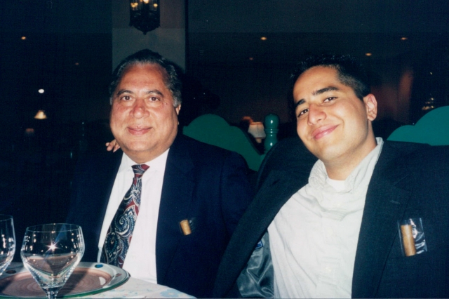 Raj and Dad in Cancun for Dads 65th