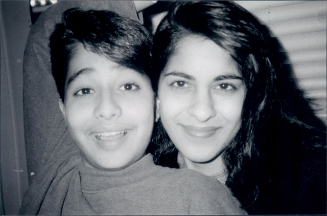 Raj and sister Priya