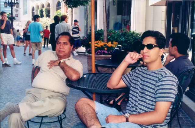 Raj and Dad in Los Angeles