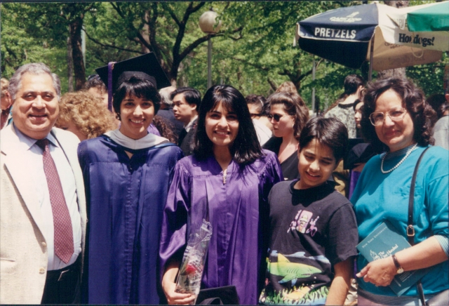 Graduation of sisters Shalini and Priya