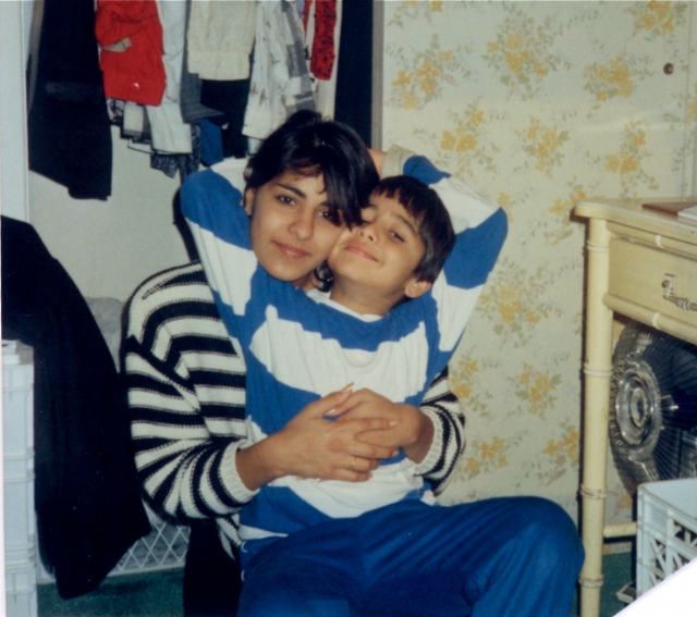 Raj and sister Priya