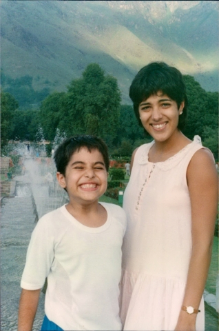 Raj and sister Shalini