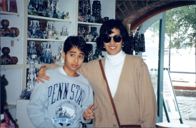 Raj and sister Shalini