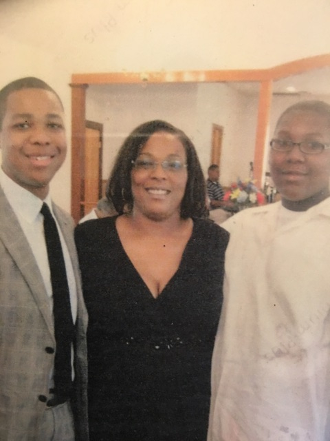 Davone Tines, Michelle Tines-Spencer, and Michael Spencer Jr.