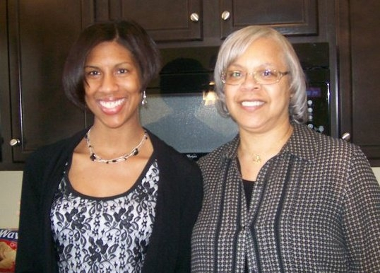 Tamara Givens with her mom Mary Alice Givens. Mary Alice is the daughter of Edward and Charity Combs Lindon and is married to Harold Givens.