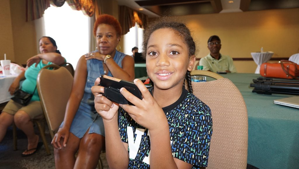 Brenda Houston w/grandson, Jaiden Williams.