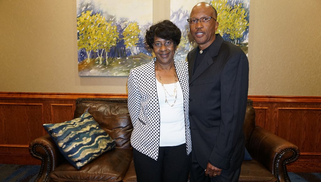 Tony with wife, Brenda