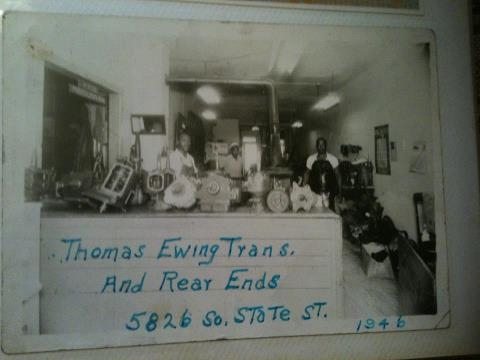 In apron: Thomas Tommy Ewing, one of Mama Browns 3 brothers. Others in photo unknown