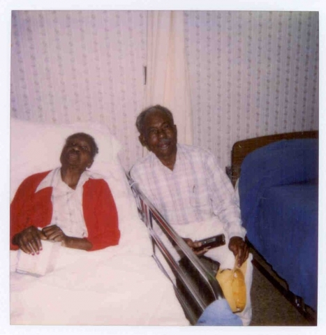 Rosalie Brown with Walter Brown, Sr.