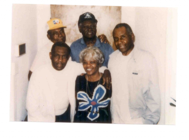 Left to right - top: Walter & Sam; Left to right bottom: Claude, Marguerite, & William Buster.
