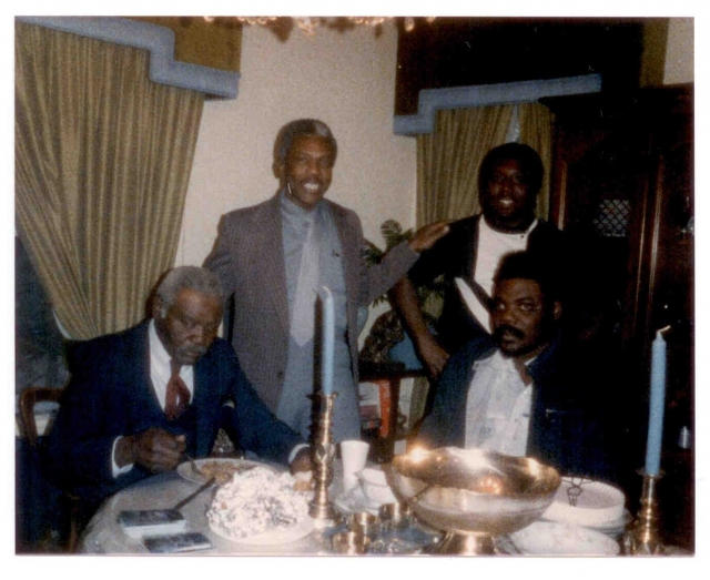 L to R, top to bottom: James Mickey Brown, Tommy Brooks (Marguerites son), Sam Brown (son of Mama and Papa Brown), and Sam Brown, Jr.