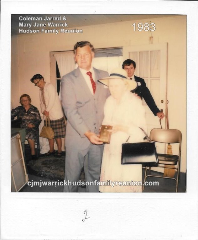 1983 - Oldest member present - Lizzie Hudson Clifton- Age 86