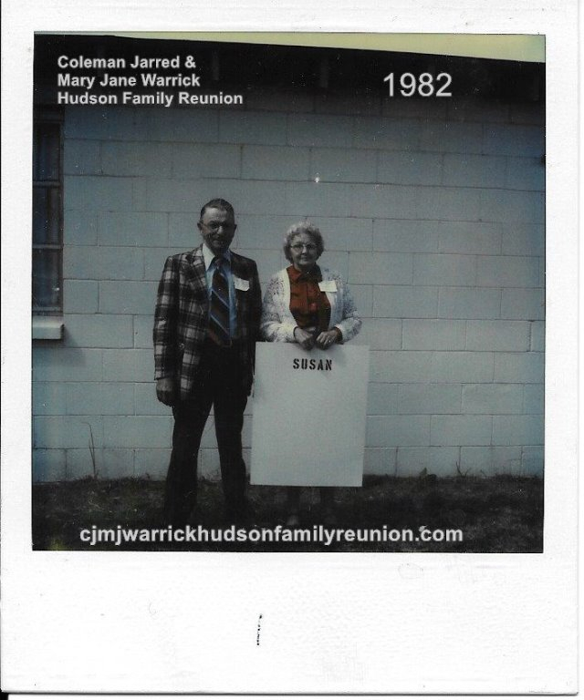 1982 - Family of Susan: Floyd Lee, Annie Lou Barnhill Lee