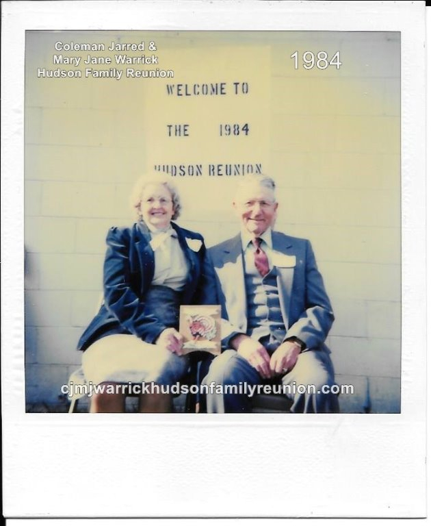 1984 - Longest Couple Married: Floyd and Annie Lou Barnhill Lee- 1935