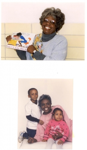 Teena with grandchildren Terence II Deucie and Rashida
