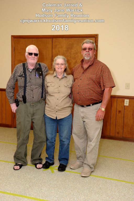 2018 - Family of Hollie:
Oliver Hudson Faulk Sr., Janet Faulk Wyatt, William Conrad Wyatt Jr.