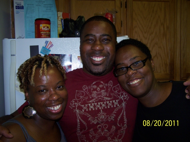 Mikes offsprings, L-R: Ayanna, Aaron, Jr. (JR), and Akila.