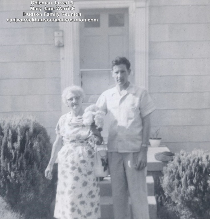 & Ma Mamie at Elwood & Claudia Hudsons home, Greensboro NC