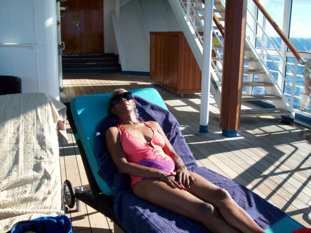Francina on the Serenity Deck.
