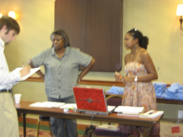 Bettye & Melody our Hospitality Greeters