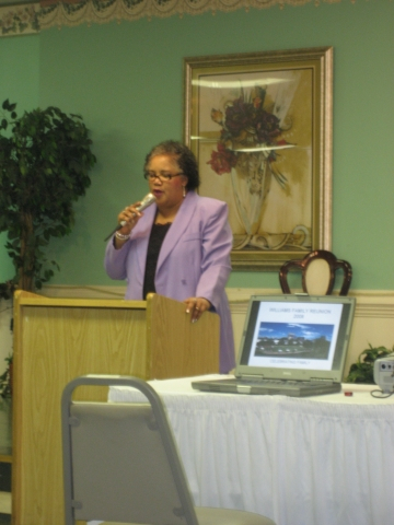 Rachel Dixon honors her father (Uncle) Mack Williams 
