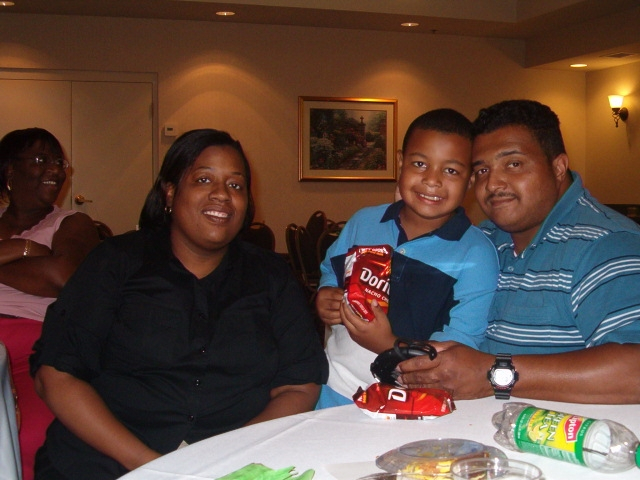 Michael, Sondra, and Miguel at 2006 Family Reunion in Sanford,Fla.