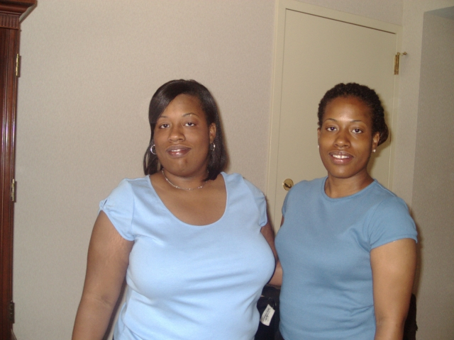 Sondra and Sonya at the Family Reunion In Oak Brook, Il.
