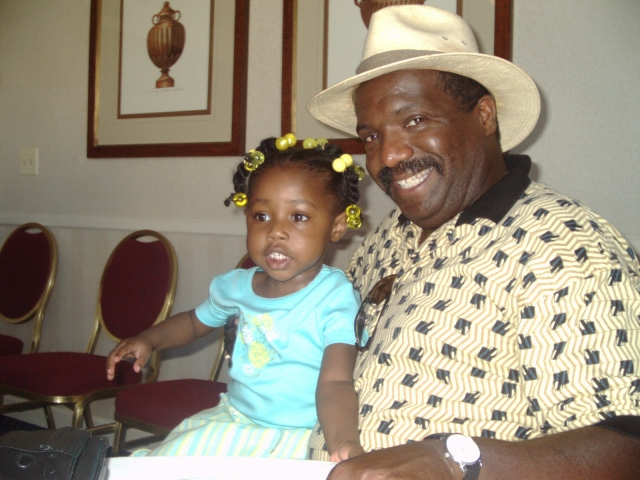 Lavelle and Lauren at 2003 Family Reunion
