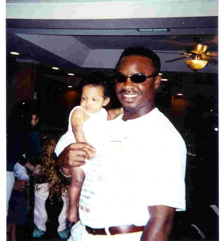 Family Reunion 2001 - Maurice and daugther, Marissa