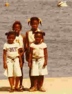 Stephanie, Denise, Jaynida, and Cousin.