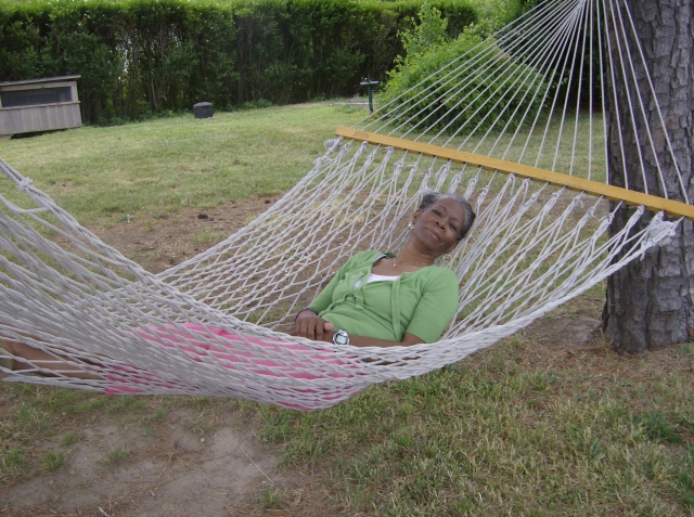 Relaxing at Wades Point Inn