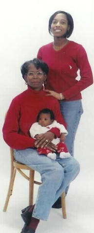 Three generations - Francina, Patrice, Tiffany