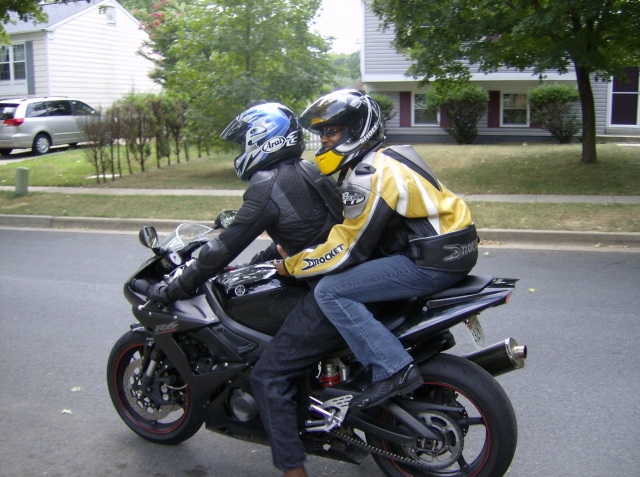 William & Patrice going for a ride
