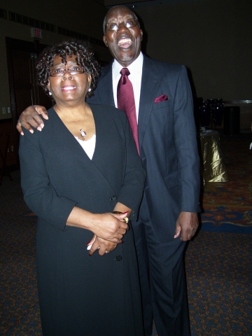Lee and Juanita at social function