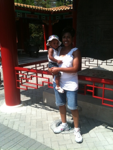 Amina and her Mom (Stephanie) in Memphis. 9/2010