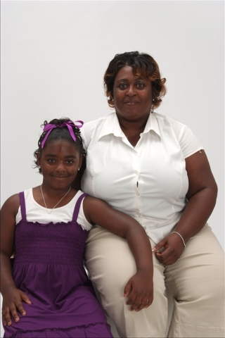 Jaynida and daughter Makeala